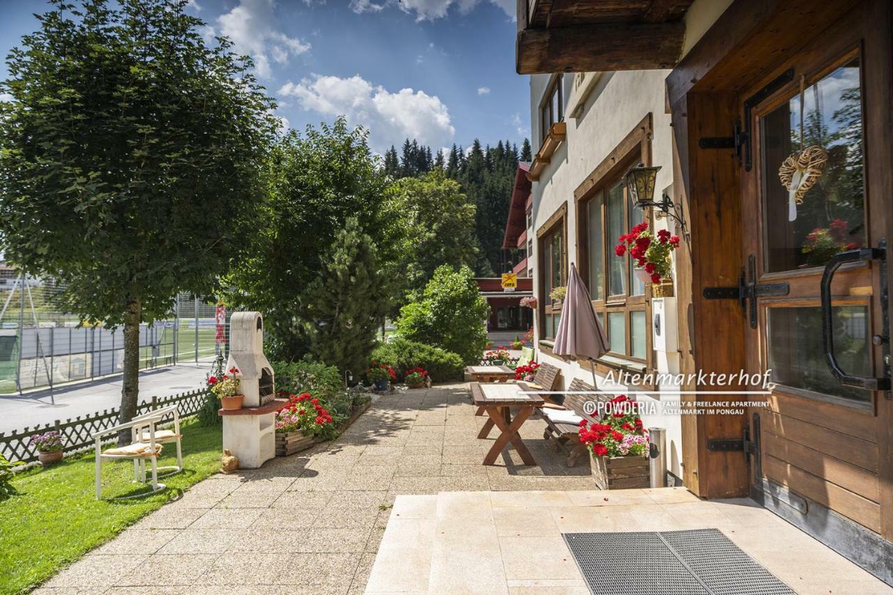 Powderia Family & Freelance Apartment In The Centre Of Ski Amade 阿尔滕马克特蓬高 外观 照片