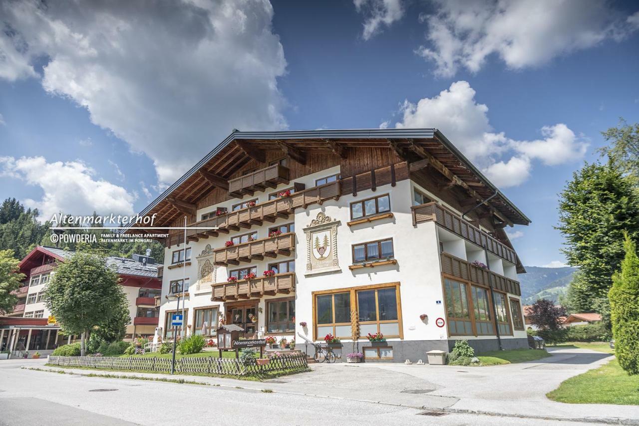Powderia Family & Freelance Apartment In The Centre Of Ski Amade 阿尔滕马克特蓬高 外观 照片