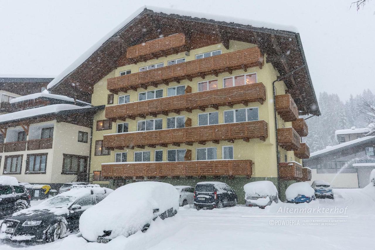 Powderia Family & Freelance Apartment In The Centre Of Ski Amade 阿尔滕马克特蓬高 外观 照片