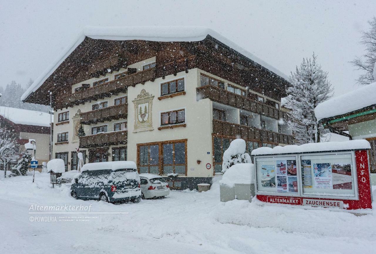 Powderia Family & Freelance Apartment In The Centre Of Ski Amade 阿尔滕马克特蓬高 外观 照片